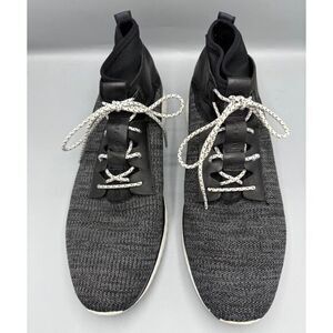 Cole Haan Grand Motion Shoes‎ Men's 11 M Black Gray Stitchlite Leather Sneakers